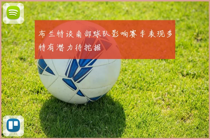 布兰特谈南部球队影响赛季表现多特有潜力待挖掘